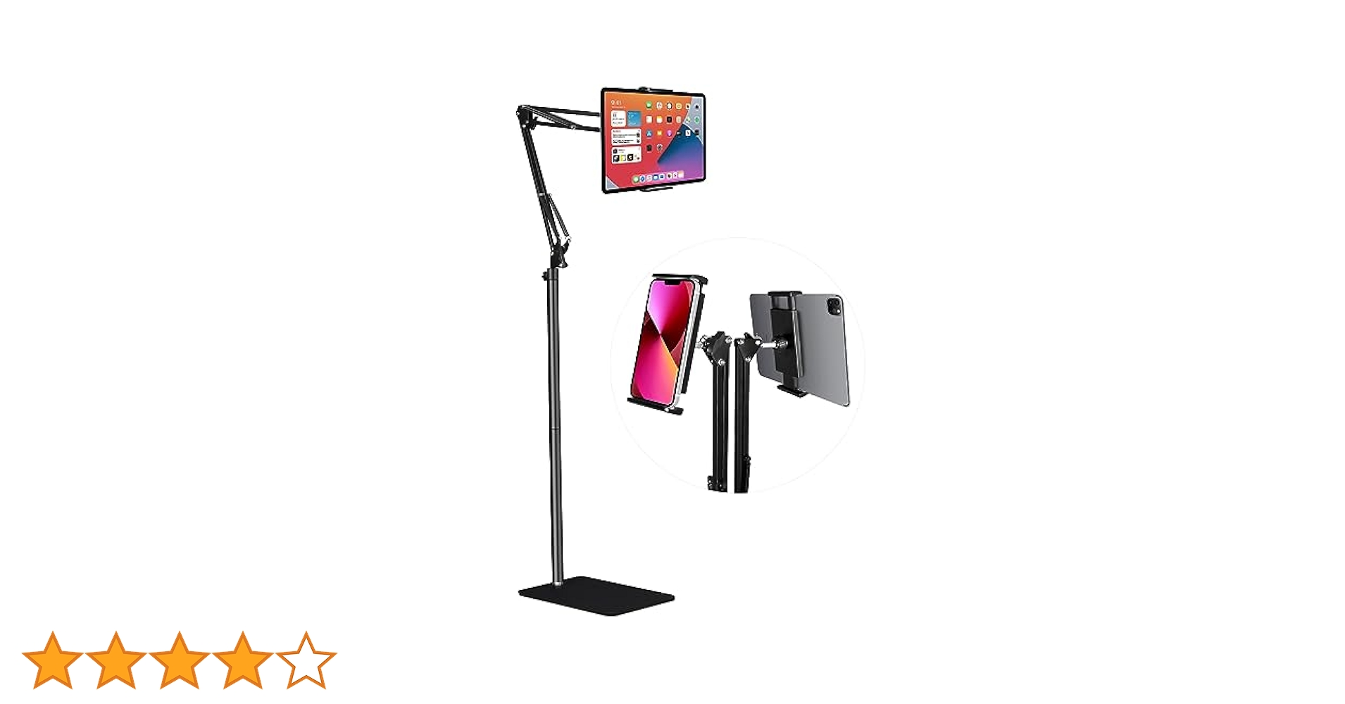 Amazon.co.jp: タブレットスタンド アーム スマホ ホルダー 360